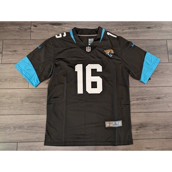 Other - Trevor Lawrence #16 Jacksonville Jaguars Black Football Jersey Large